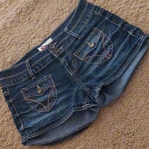 Jean Cuffed Shorts